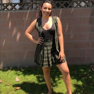 Vintage Plaid Two Piece